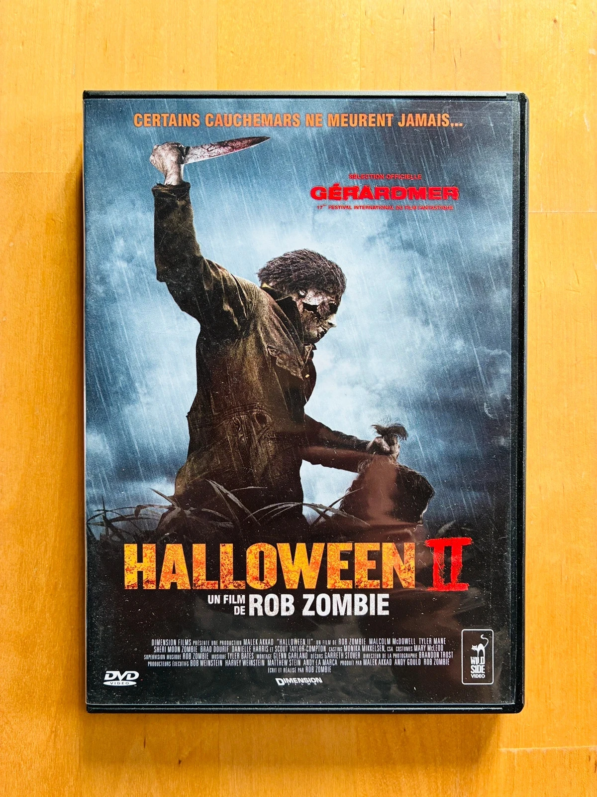 DVD Halloween 2 de Rob Zombie.